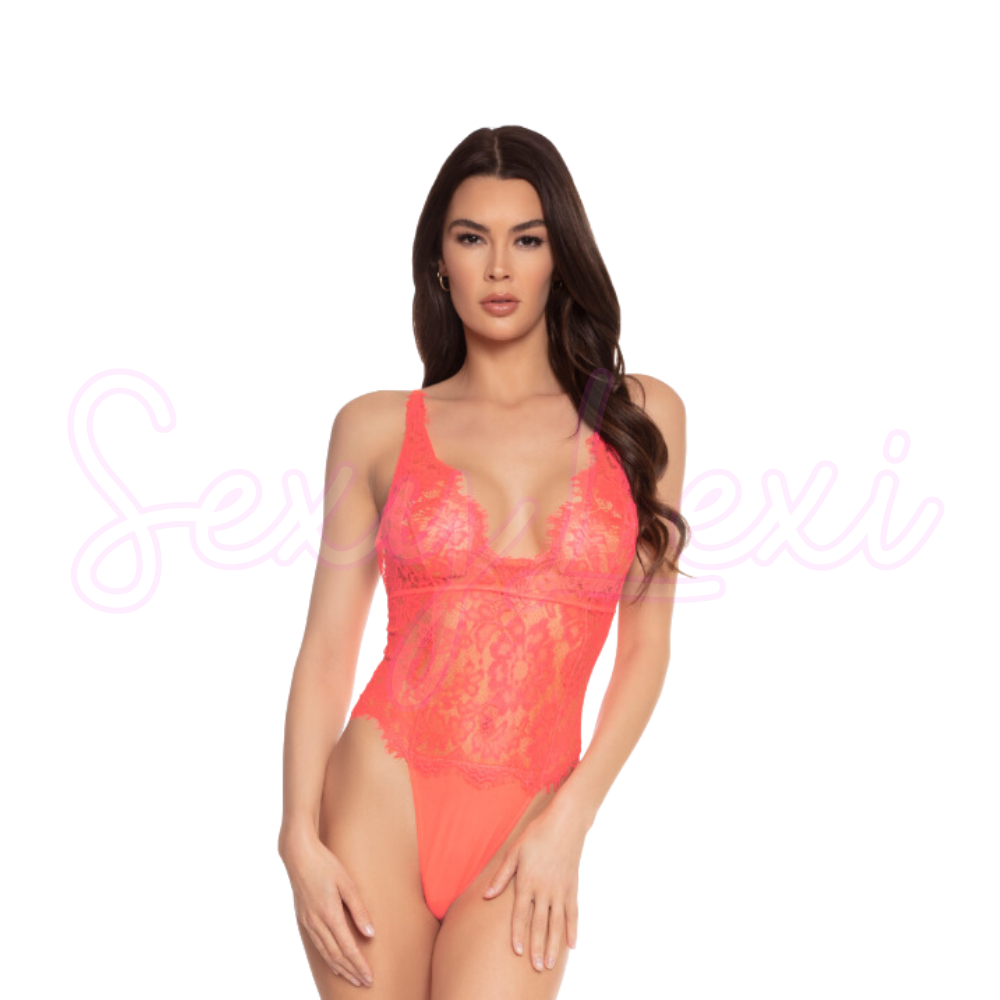 Eyelash Lace & Mesh Teddy